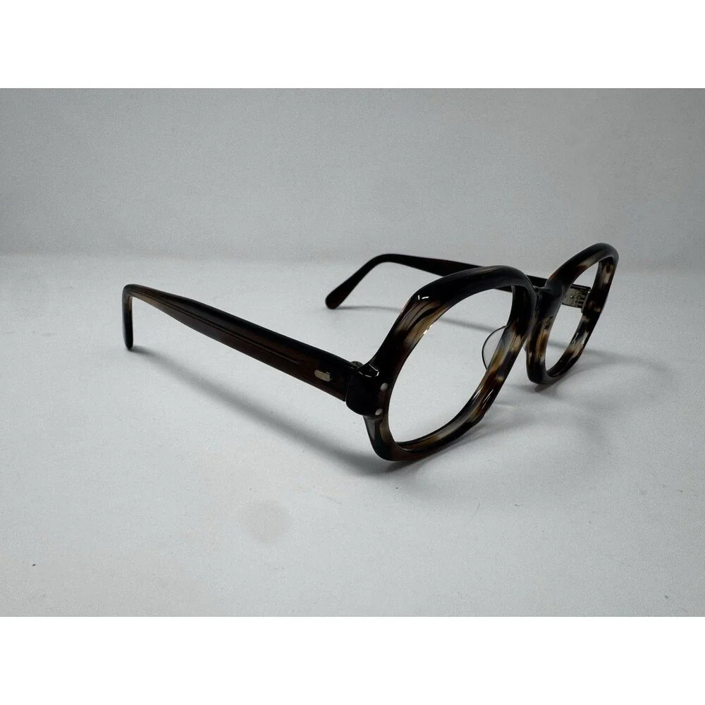 Renaissance U.S.A. 1970s New Old Stock Brown Eyeglass Frames 50-18-145